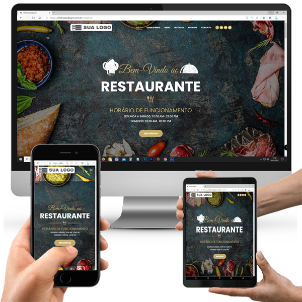 Site Para Restaurantes com Cardápio e Agendamento Online